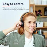 Oordopjes Trust 25089 AYDA Zwart - thumbnail