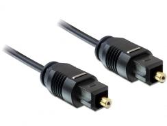 Delock 82880 Toslink Audio Aansluitkabel [1x Toslink-stekker (ODT) - 1x Toslink-stekker (ODT)] 2 m Zwart