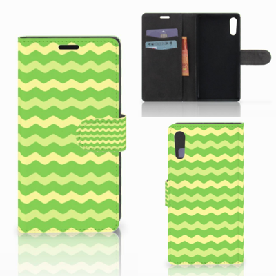 Sony Xperia XZ | Sony Xperia XZs | Telefoon Hoesje | Waves Green
