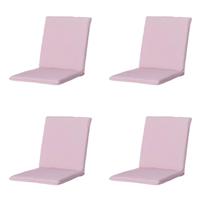 Stapelstoelkussen universeel Panama zachtroze 97 cm x 49 cm (4 stuks) Madison - Madison - thumbnail