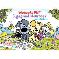 Woezel en Pip Gigagroot Kleurboek met Stickers - thumbnail
