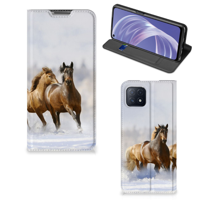 OPPO A73 5G | Hoesje maken | Paarden - thumbnail