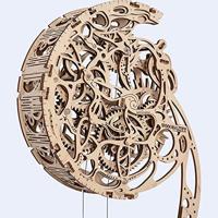 Pendulum modelbouwpakket klok hout - thumbnail