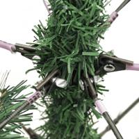 VidaXL Kunstkerstboom met scharnieren dennenappels en bessen 150 cm - thumbnail