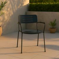Nohr Tuinstoel 'Diona' Met armleuning, kleur Zwart - thumbnail