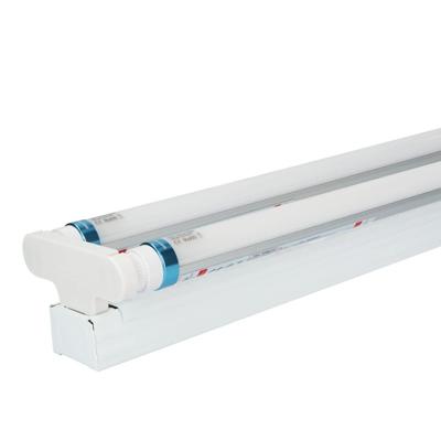 LED TL armatuur 150cm dubbel - T8 (G13) - 50 Watt 7000 lumen (140lm/W) - 3000K Warm wit (830) - Flikkervrij - IP20 Stofdicht