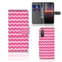 Sony Xperia 10 II | Telefoon Hoesje | Waves Pink - thumbnail
