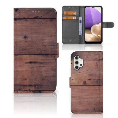 Samsung Galaxy A32 4G | Book Style Case | Old Wood Samsung Galaxy A32 4G | Book Style Case | Old Wood