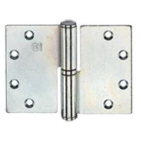 BSW kogelstiftpaumelle - 89x127x3 mm - BB 807 GV - draairichting 1 - thumbnail