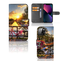 iPhone 13 Mini | Flip Cover | Amsterdamse Grachten - thumbnail