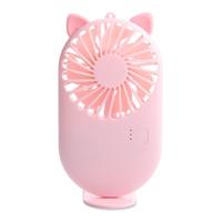 Draagbare mini USB opladen Pocket fan met 3 Speed Control (roze) - thumbnail