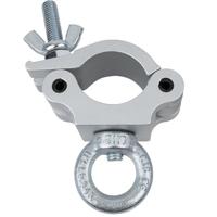 Showtec Half Coupler + Eye 340 kg 50 mm zilver TÜV gekeurd - thumbnail