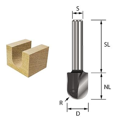 ENT Dakgootfrees HM R6.35 kolf 8mm - 7912582