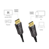 LogiLink DisplayPort AV Aansluitkabel [1x DisplayPort - 1x DisplayPort] 50 m Zwart - thumbnail