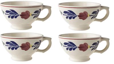 Boerenbont Kom met oor Ø13cm doos a 4st