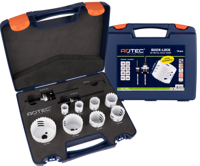 Rotec Gatzagenset '533 - Loodgieter' | 10-Dlg. - Ø19-64 - 533.9505