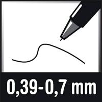 Pilot viltstift Frixion Colors, etui met 6 stuks - thumbnail