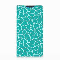 Huawei P30 Bookcase Cracks Blue - thumbnail