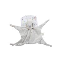 Gamberritos knuffeldoekje 23 cm leeuw grijs - thumbnail