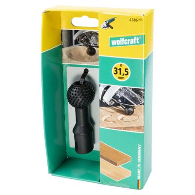 Halfronde rasp Wolfcraft 4386000