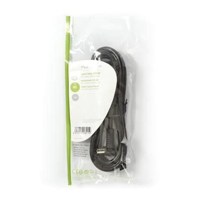 Coaxkabel 120 dB | IEC (Coax) Male Haaks - IEC (Coax) Female Haaks | 3,0 m | Zwart