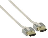 High Speed HDMI kabel met Ethernet HDMI-Connector - HDMI-Connector 1.00 m Wit - thumbnail