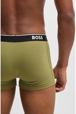 Boss Power boxershort - trunk 3-pack groen - beige
