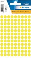 Etiket herma 1834 rond 8mm fluor geel 540st - thumbnail