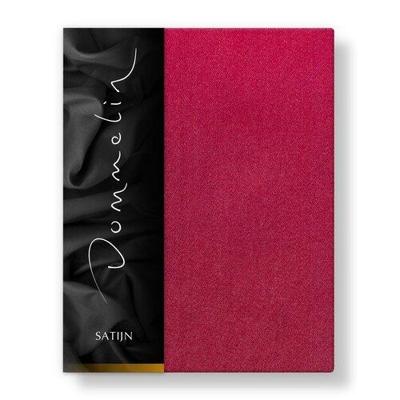 Dommelin Dommelin Laken Uni Satijn 300TC 579 Cherry 270x300 cm