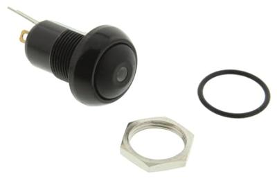 APEM IPR1SAD2L0S IP Series Drukschakelaar 12 V/DC 4 A 1x aan/uit Continu Rood (Ø x h) 12 mm x 20 mm IP67 1 stuk(s)