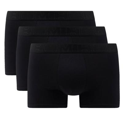 HOM Boxershort Cotton Black (3 Pack)