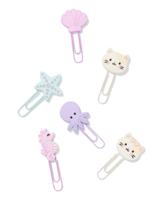 HEMA Paperclips pvc strand - 6 stuks - thumbnail