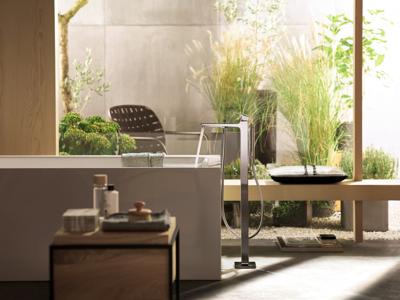 Hansgrohe Badmengkraan Metropol Eengreeps Vloergemonteerd Chroom