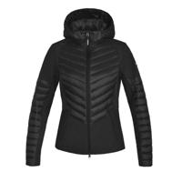 Kingsland Classic jas gewatteerd dames zwart maat:l - thumbnail