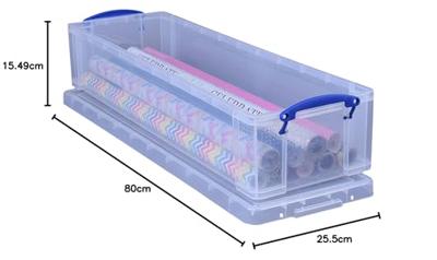 Really Useful Box opbergdoos 22 liter, transparant Really Useful Box opbergdoos 22 liter, transparant