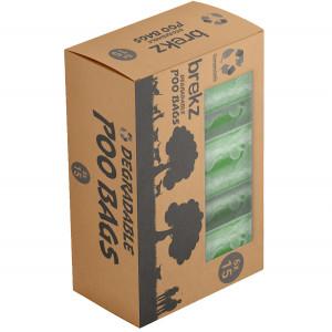 Brekz biologisch afbreekbare poepzakjes (6x15 stuks) 5 verpakkingen Brekz biologisch afbreekbare poepzakjes (6x15 stuks) 5 verpakkingen