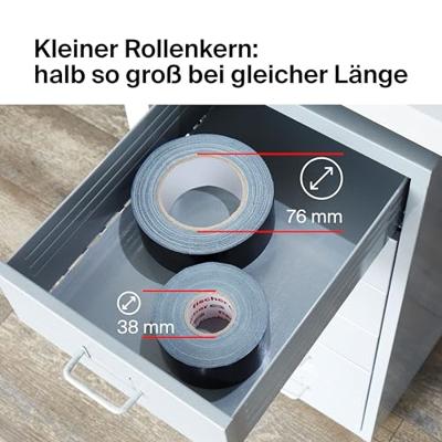 Fischer GOW 560903 Textieltape Zwart (l x b) 25 m x 48 mm 1 stuk(s) Fischer GOW 560903 Textieltape Zwart (l x b) 25 m x 48 mm 1 stuk(s)