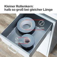 Fischer GOW 560903 Textieltape Zwart (l x b) 25 m x 48 mm 1 stuk(s) - thumbnail