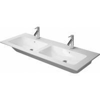 Duravit ME By Starck Dubbele Wastafel 130x49x18 cm Keramiek Glanzend Wit - thumbnail