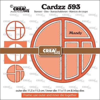 Crealies • cardzz frame & inlay mandy
