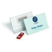 Badge durable met magneet 54x90mm 25 stuks - thumbnail