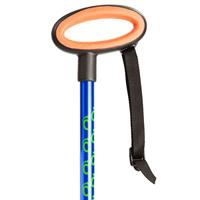 Flexyfoot wandelstok Blauw met ovale handvat - thumbnail