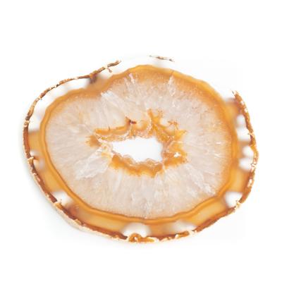 Agaatschijf Onderzetter Natuur - Middel (6 - 8 cm)