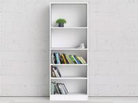 Bibliotheek BASO 5 vakken wit - thumbnail