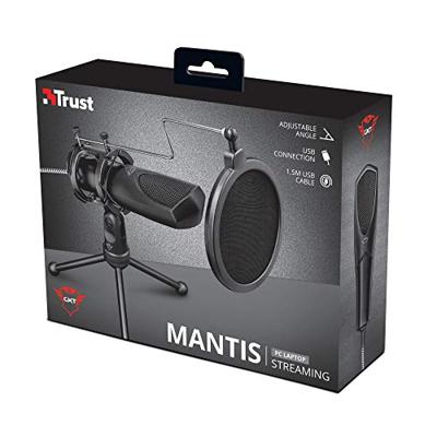 Trust GXT 232 Mantis Microfoon Gaming & Streaming USB Zwart