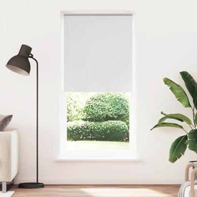 VidaXL Rolgordijn verduisterend 104,4 x 230 cm stofbreedte 100 cm wit