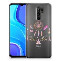 Xiaomi Redmi 9 Telefoonhoesje met Naam Boho Dreamcatcher - thumbnail