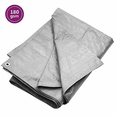 VidaXL Dekzeil 180 g/m² 4x6 m hdpe grijs