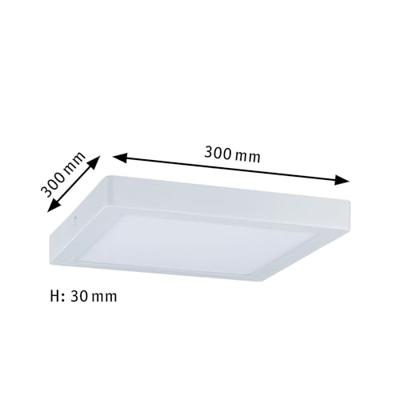 Paulmann Abia 70900 LED-paneel 22 W Warmwit Wit (mat) Paulmann Abia 70900 LED-paneel 22 W Warmwit Wit (mat)