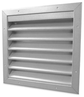 Buitenmuurrooster - Grote Luchtvolumes - Staal (verzinkt) - 800 X 800mm (g74-8080v)